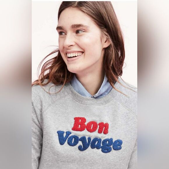 Old Navy Bon Voyage Graphic Sweatshirt XXL - Picture 4 of 11